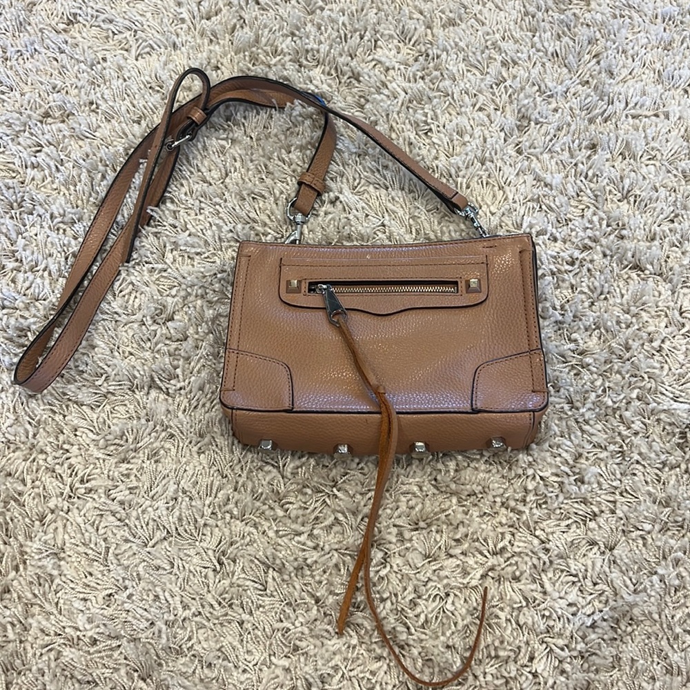 Rebecca Minkoff crossbody brown beige bag